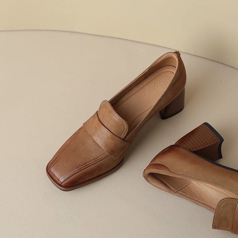 Merova Genuine Leather Heels