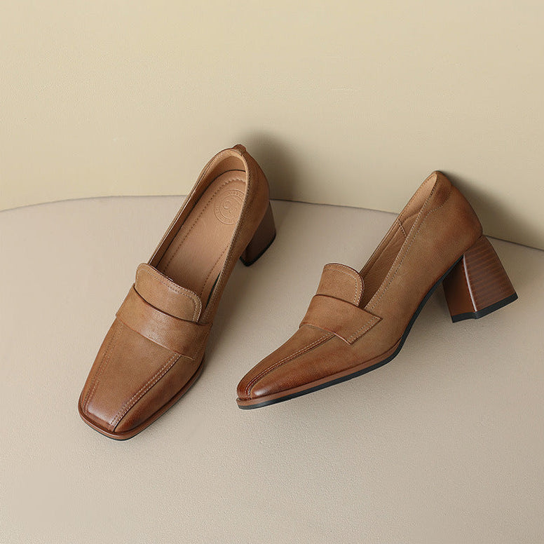 Merova Genuine Leather Heels
