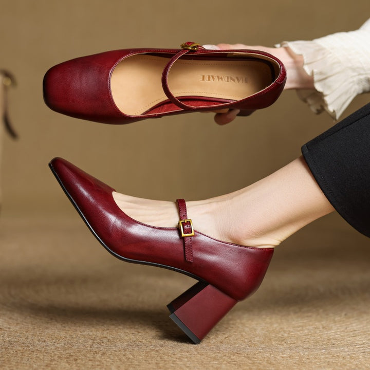 Solmar Genuine Leather Heels