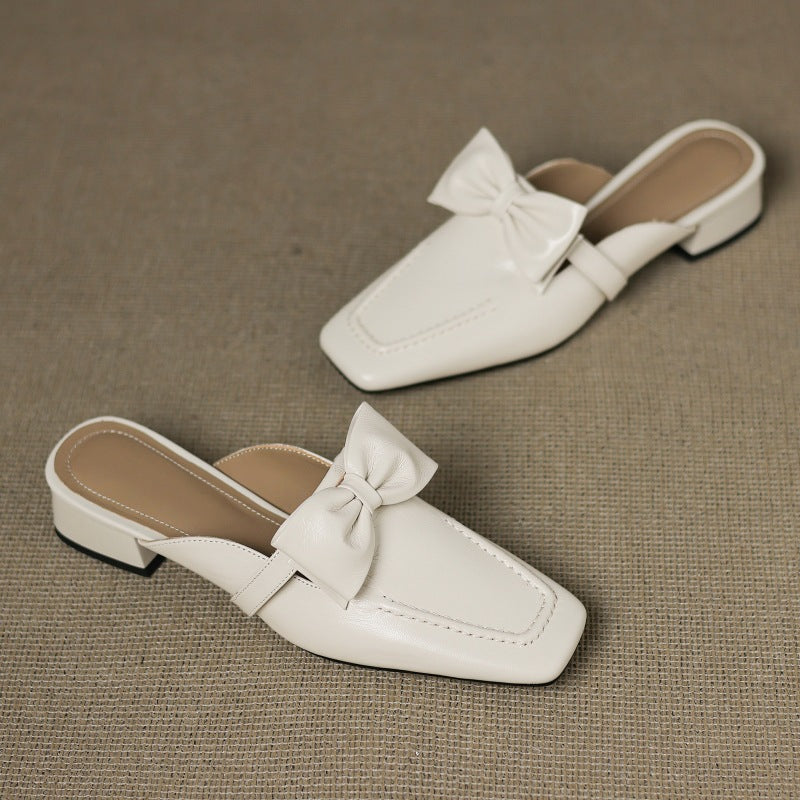 Mireva Genuine Leather Mules