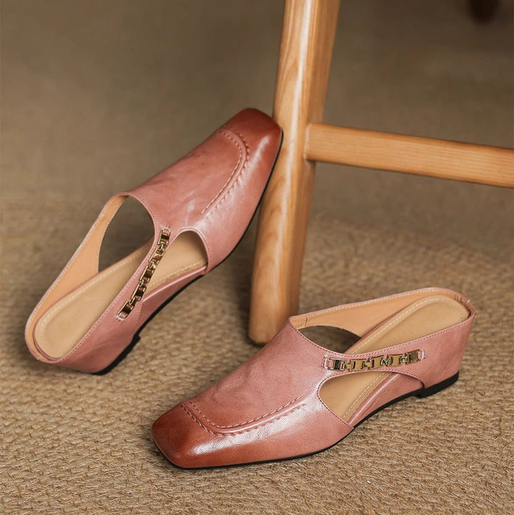 Avella Leather Mules
