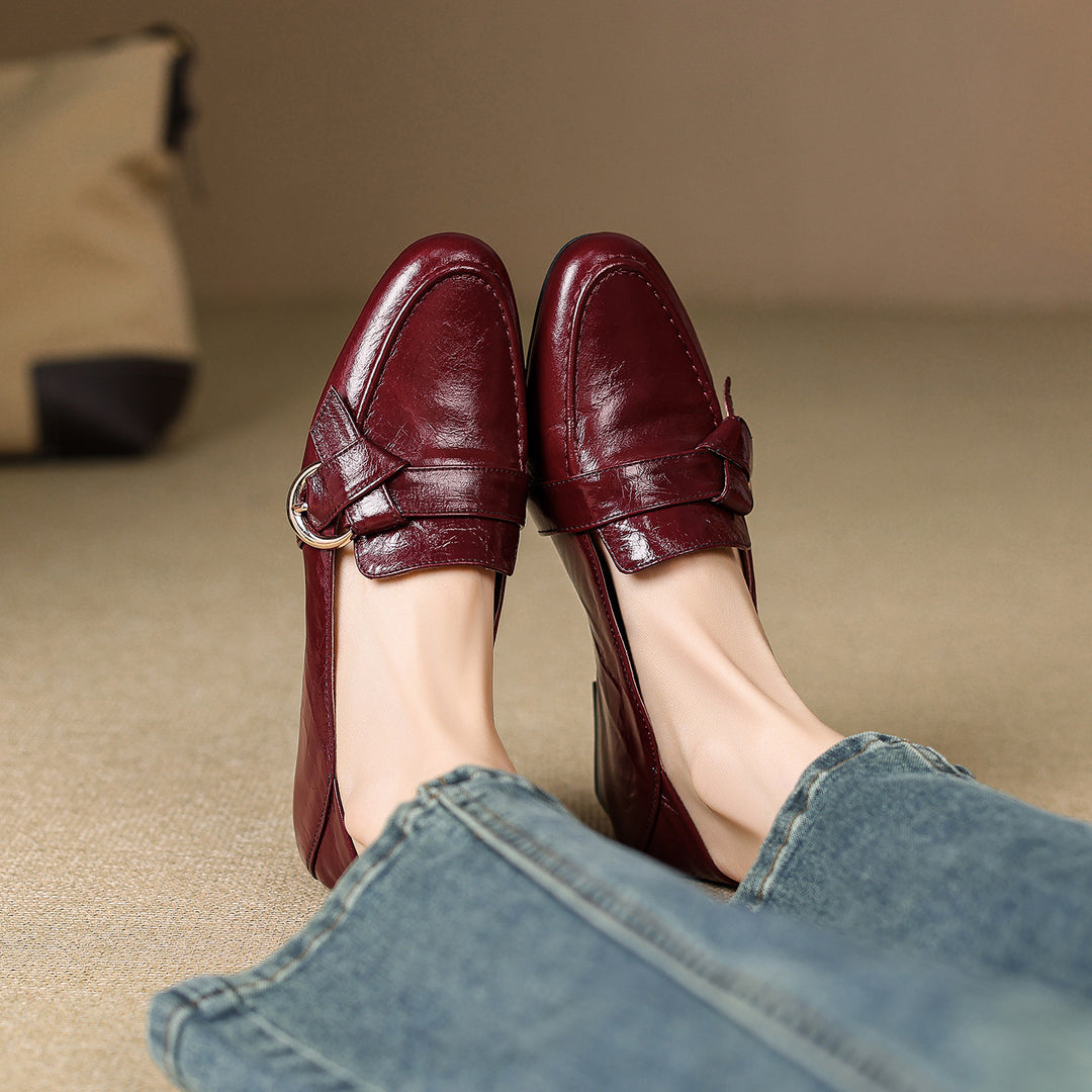 Orvella Genuine Leather Loafers