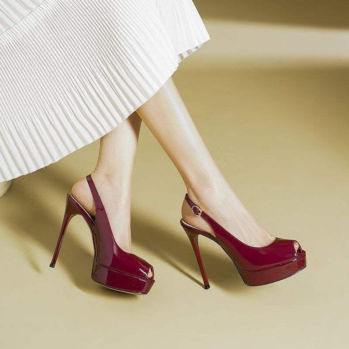 Arvella Leather Heels