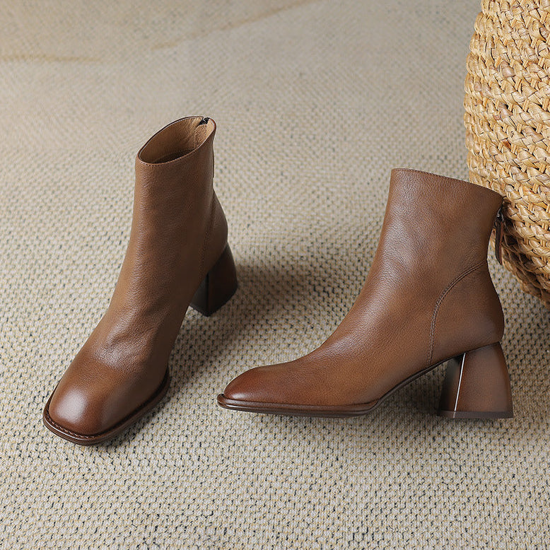 Calisse Genuine Leather Boots