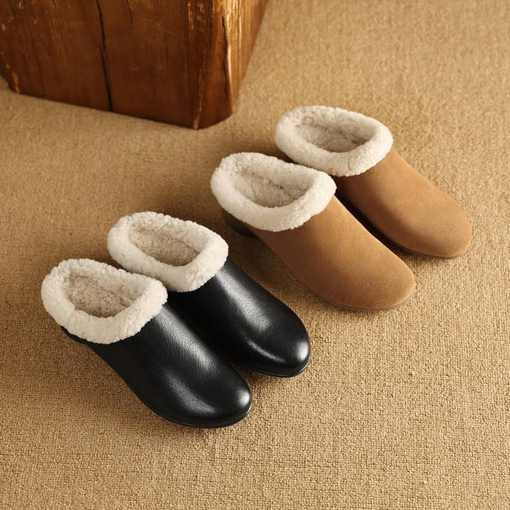 Ruelle Fleece-Lined Mules
