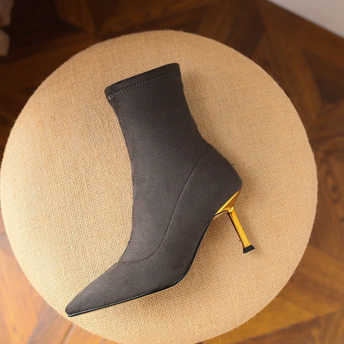 Jade Genuine Suede Boots