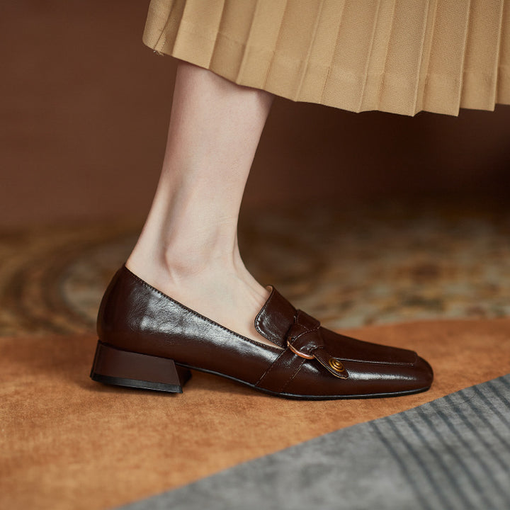 Marcelline Genuine Leather Loafers