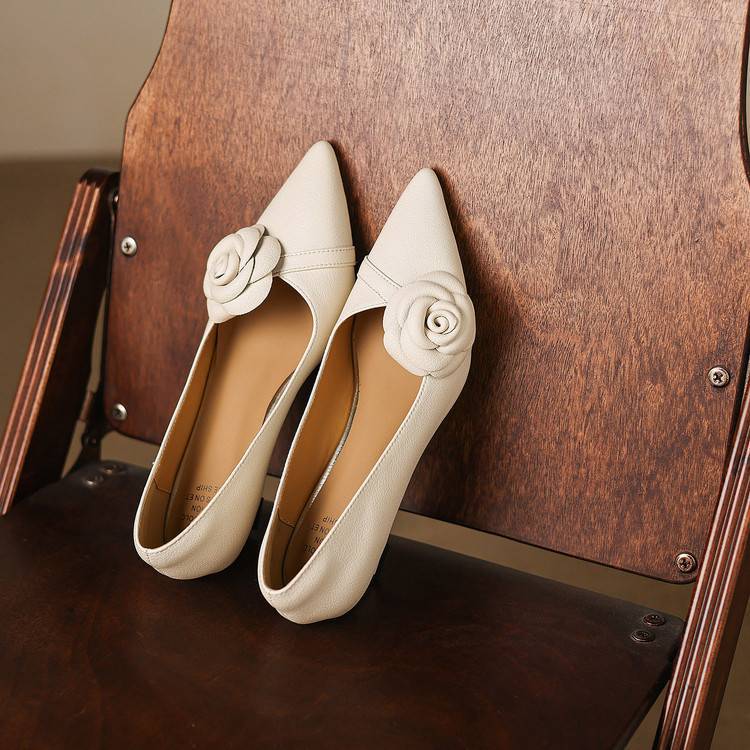 Arisa Genuine Leather Heels