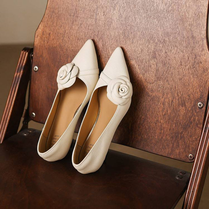 Arisa Genuine Leather Heels