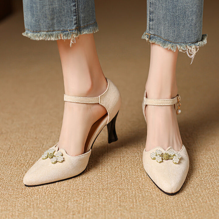 Ravie Genuine Suede Heels