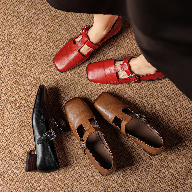 Laletta Genuine Leather Shoes
