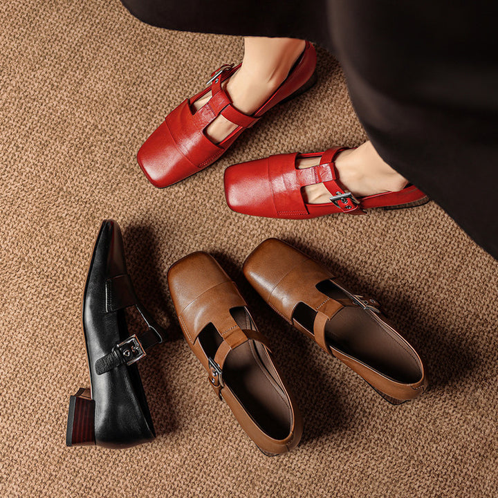 Laletta Genuine Leather Shoes