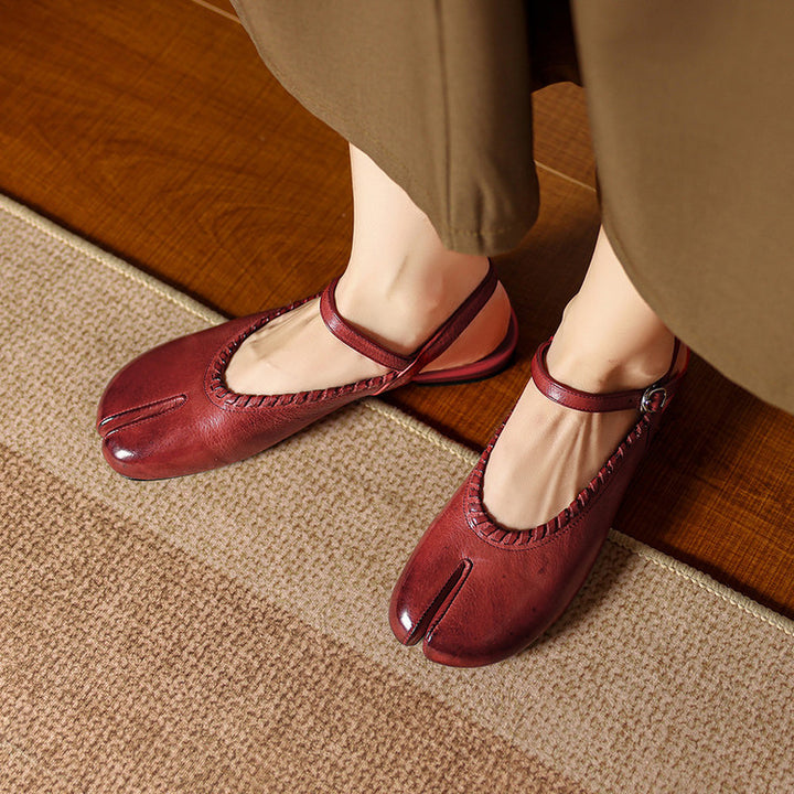 Carmela Genuine Leather Flats