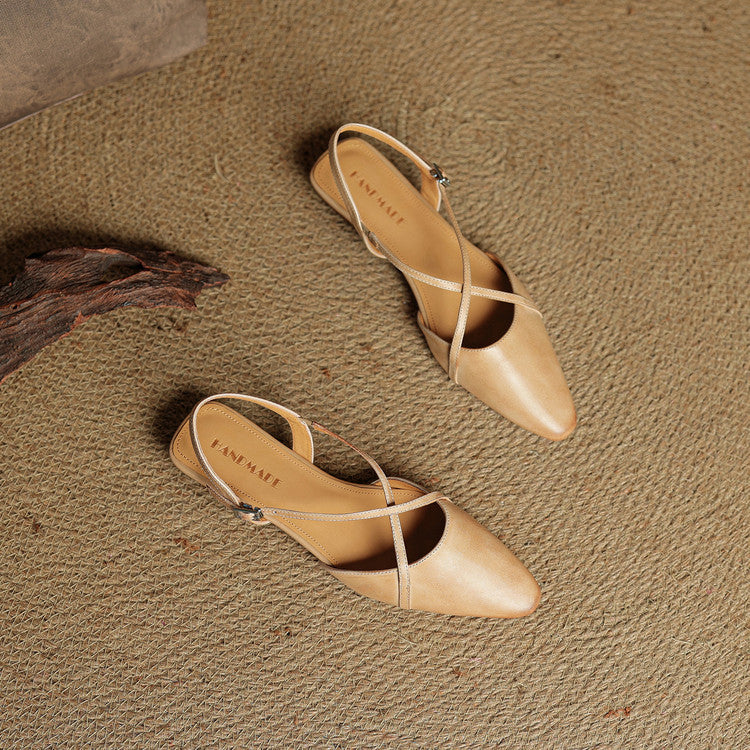 Lori Genuine Leather Flats