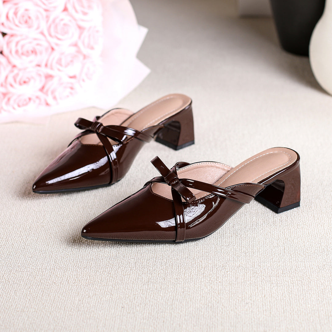 Talia Leather Mules