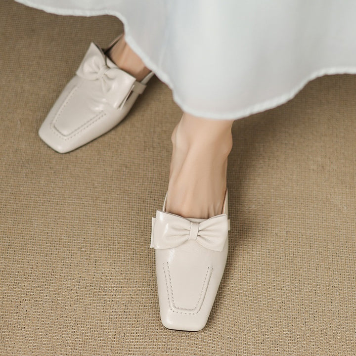 Mireva Genuine Leather Mules