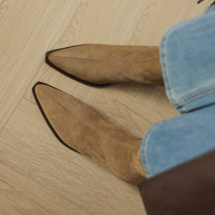 Sarli Genuine Suede Boots