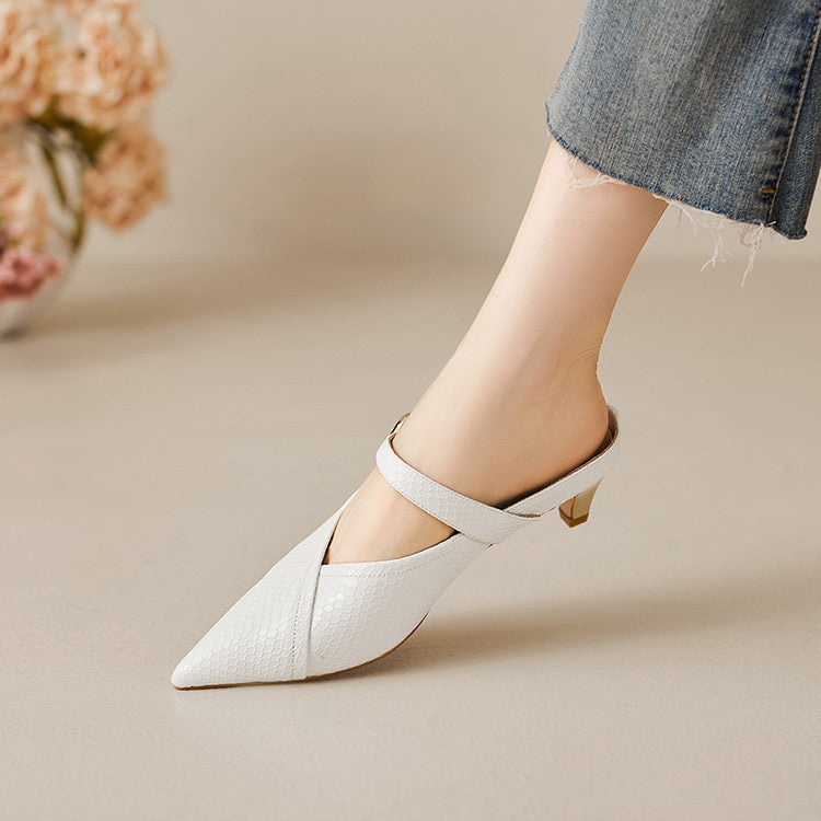 Maribelle Genuine Leather Heels