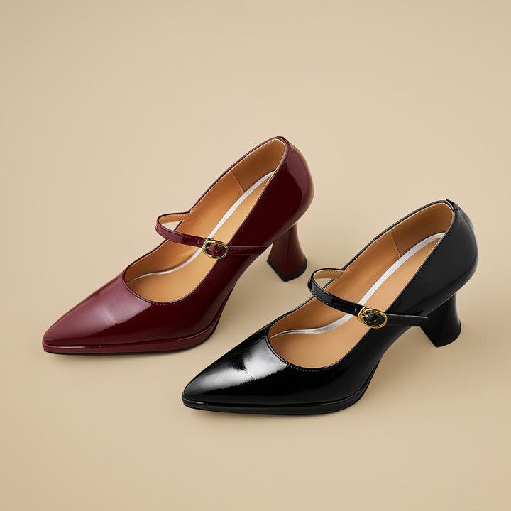 Grazia Genuine Leather Heels