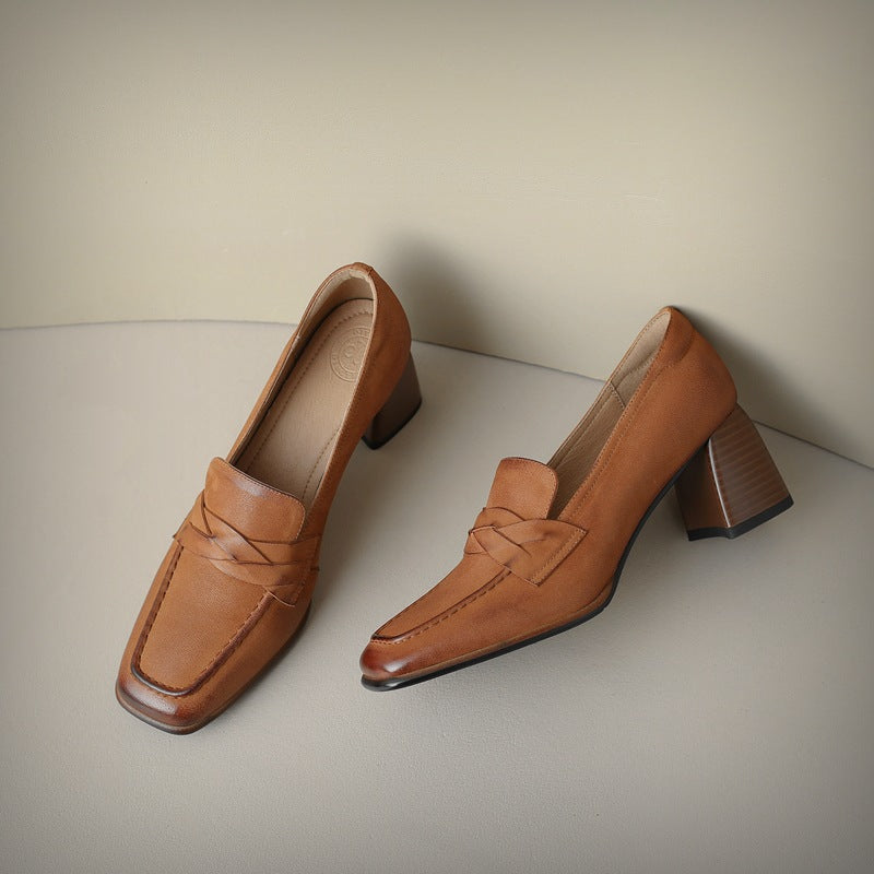 Valenne Genuine Leather Heels