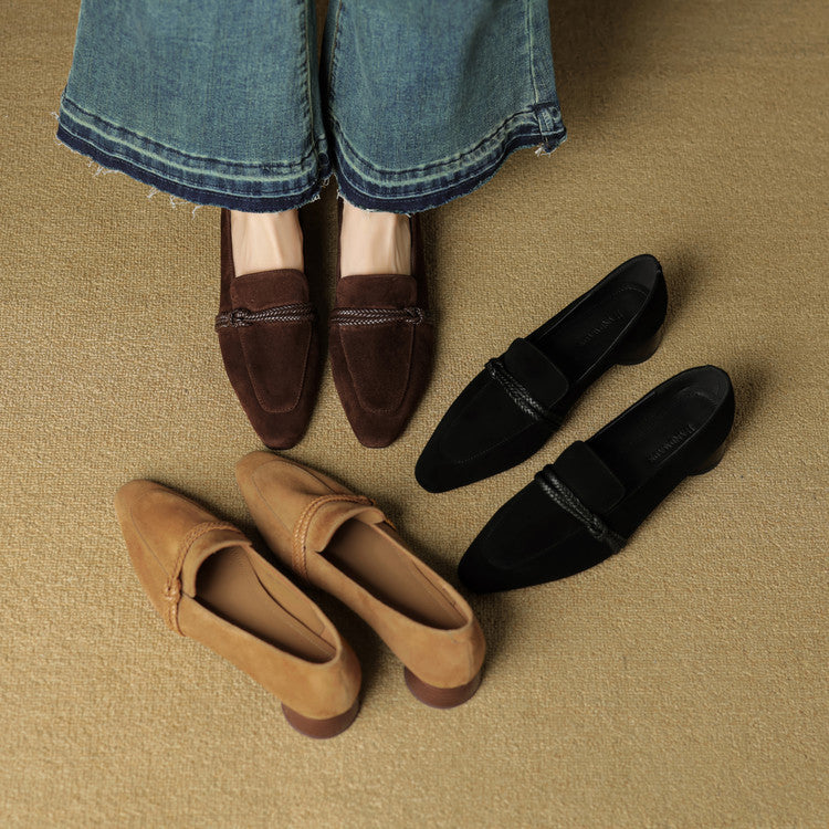Aven Genuine Suede Loafers