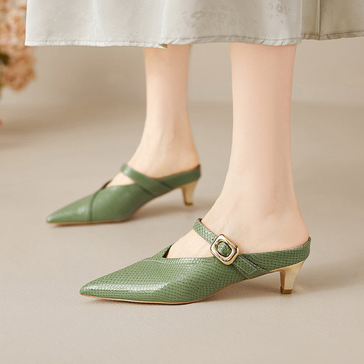 Maribelle Genuine Leather Heels