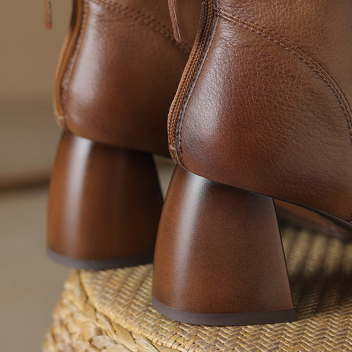 Calisse Genuine Leather Boots