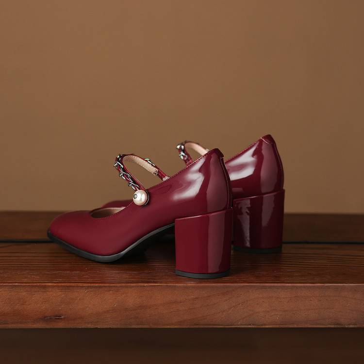 Vessa Genuine Leather Heels