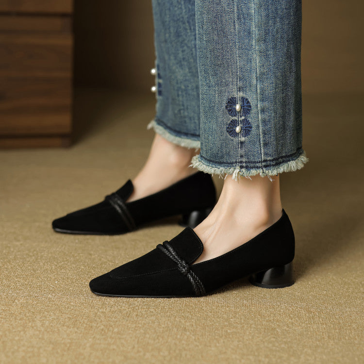 Aven Genuine Suede Loafers