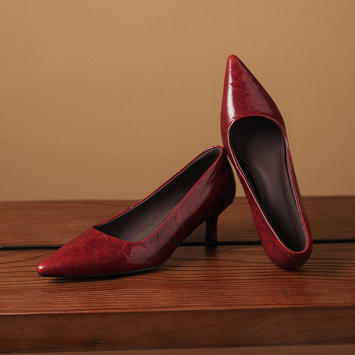 Verona Genuine Leather Heels