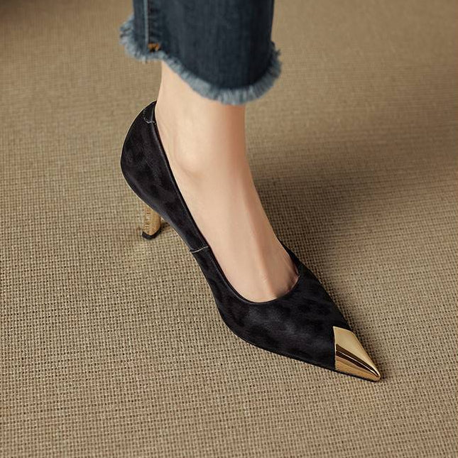 Celia Genuine Leather Heels