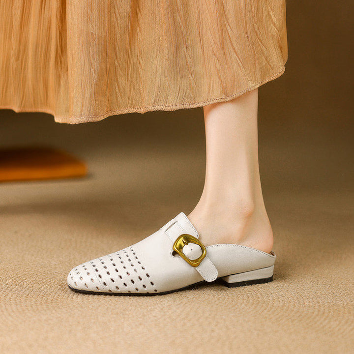 Marcella Genuine Leather Mules