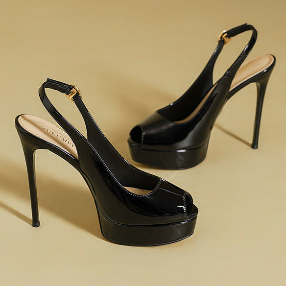 Arvella Leather Heels