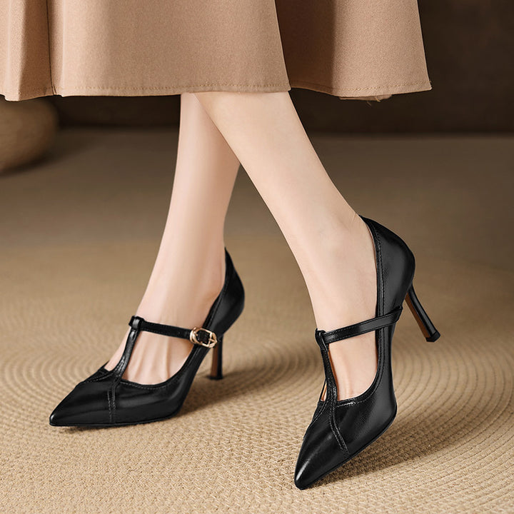 Carvelle Genuine Leather Heels
