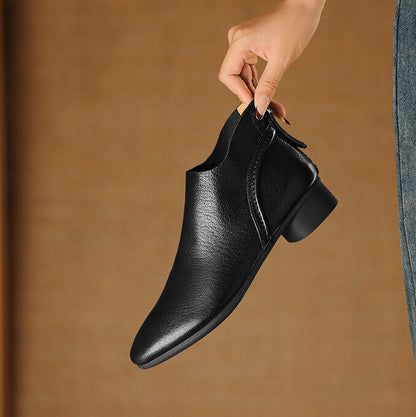 Julia Genuine Leather Ankle Boots