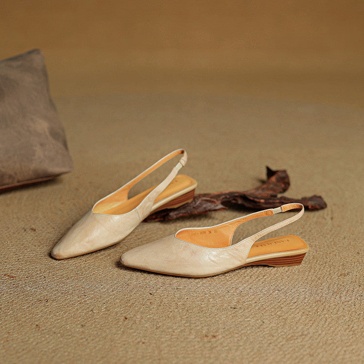 Leira Genuine Leather Mules