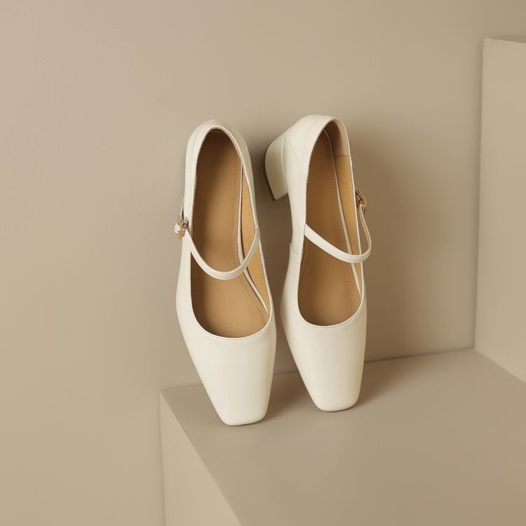 Kristen Genuine Leather Heels