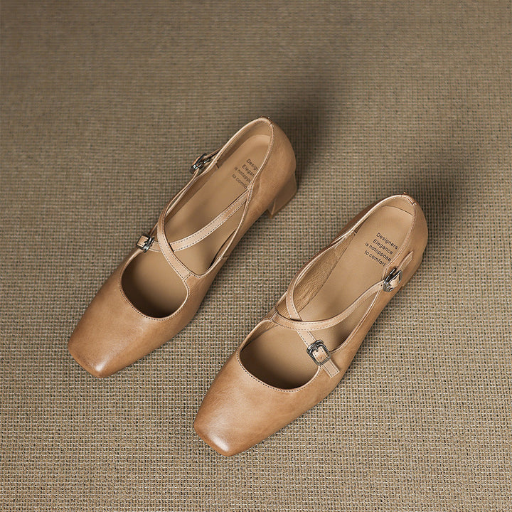 Luma Genuine Leather Heels
