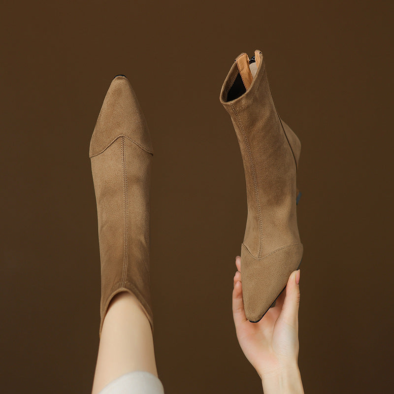 Corvella Genuine Suede Boots