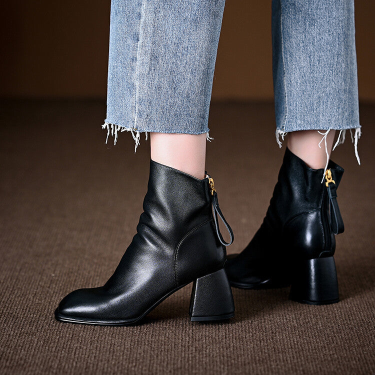 Livia Genuine Leather Boots