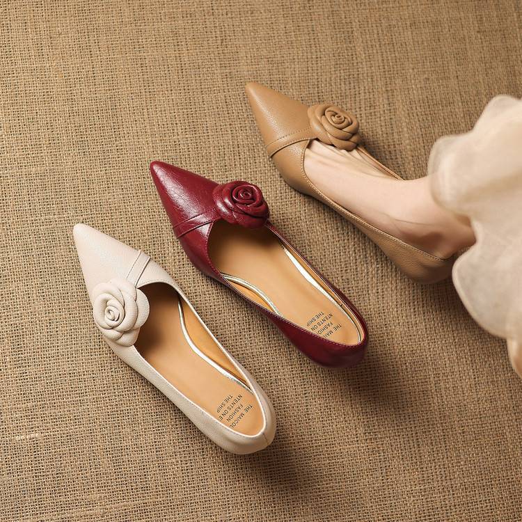 Arisa Genuine Leather Heels