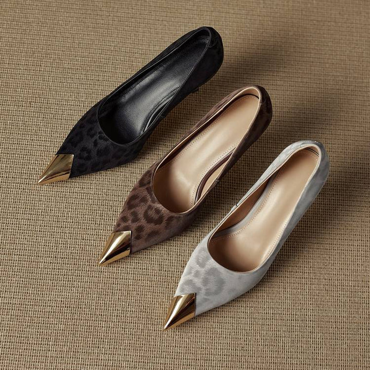 Celia Genuine Leather Heels