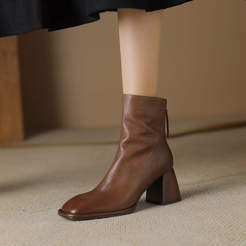 Calisse Genuine Leather Boots