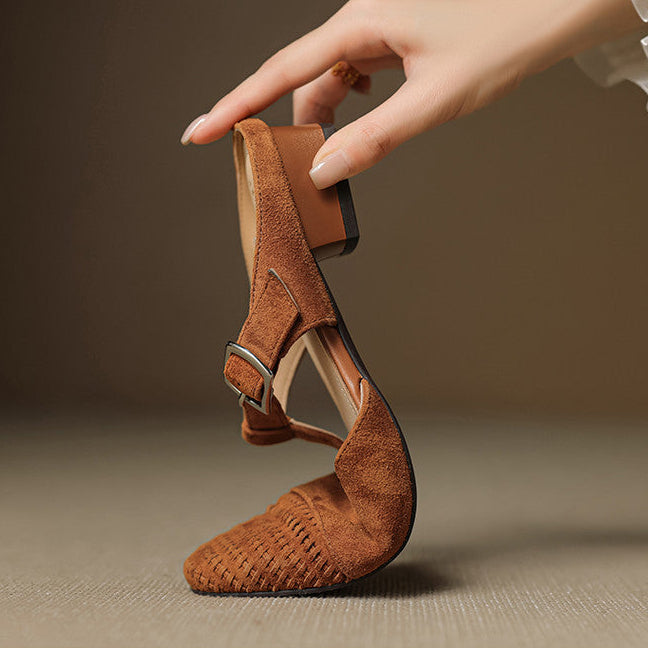 Viva Genuine Suede Mules