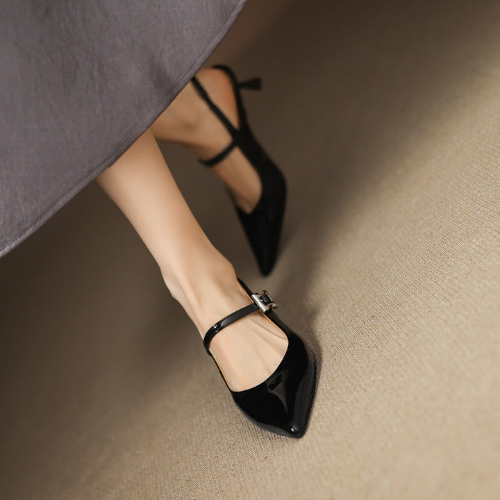 Elle Genuine Leather Heels