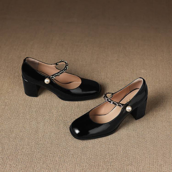 Vessa Genuine Leather Heels
