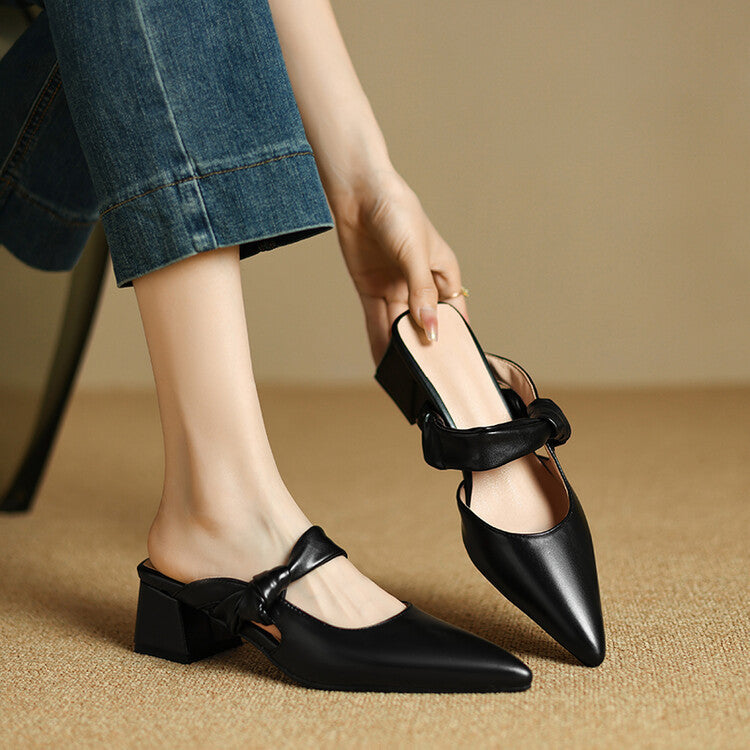 Noressa Leather Mules