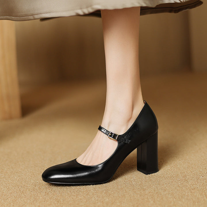 Capri Genuine Leather Heels