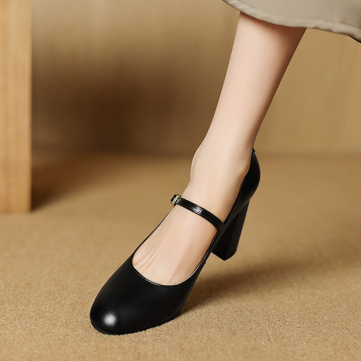 Capri Genuine Leather Heels