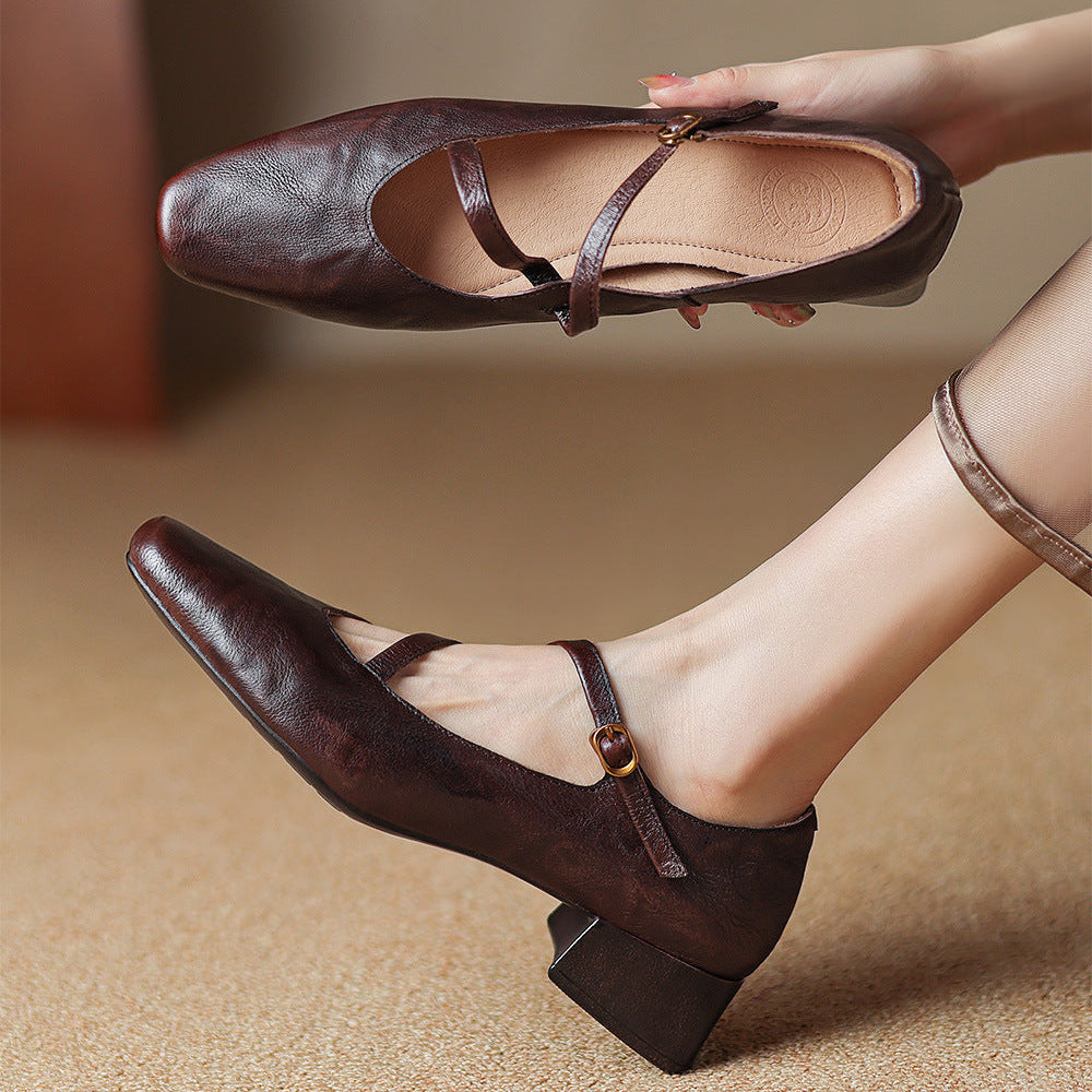 Ossa Genuine Leather Heels